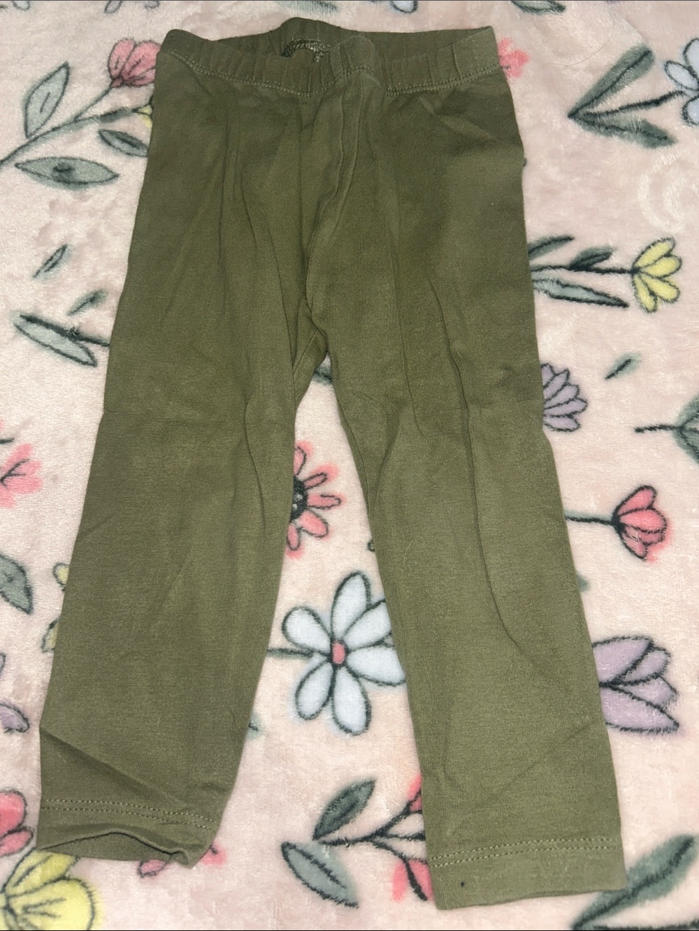 Old Navy Olive Green Kids Leggings